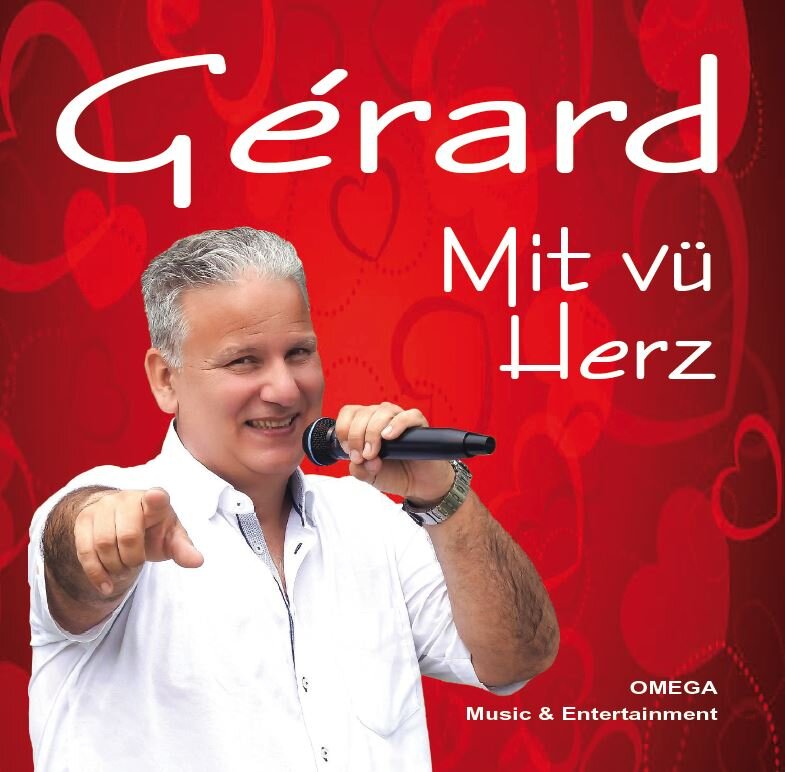 CD Mit vü Herz von GÉRARD mit Covermotiv